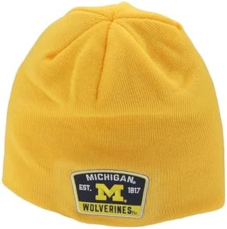 ZHATS Standard NCAA Officially Licensed Beanie Edge Patch Switchback Alternate Color