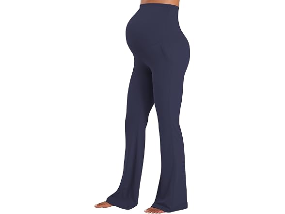 Sunzel Maternity Flare Leggings 32in XL Graphite