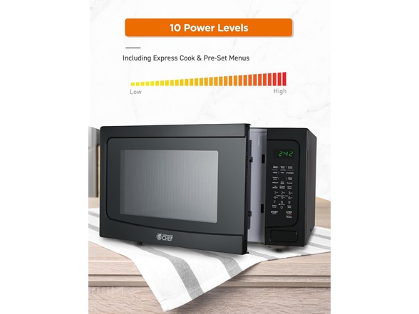 COMMERCIAL CHEF 1.6 Cubic Foot Microwave