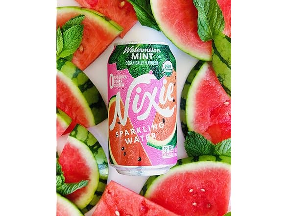 Nixie Sparkling Water, Watermelon Mint