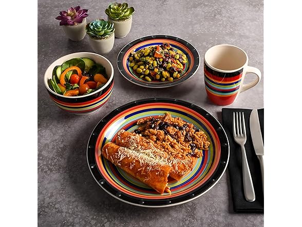 16Pc Or 32Pc Casa Stella Dinnerware Set