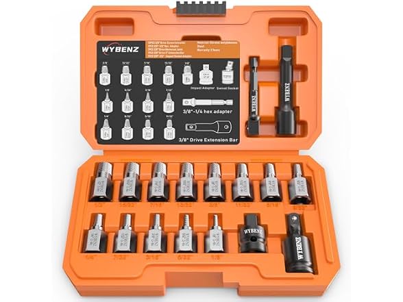 WYBENZ 17Pcs Screw Extractor Set