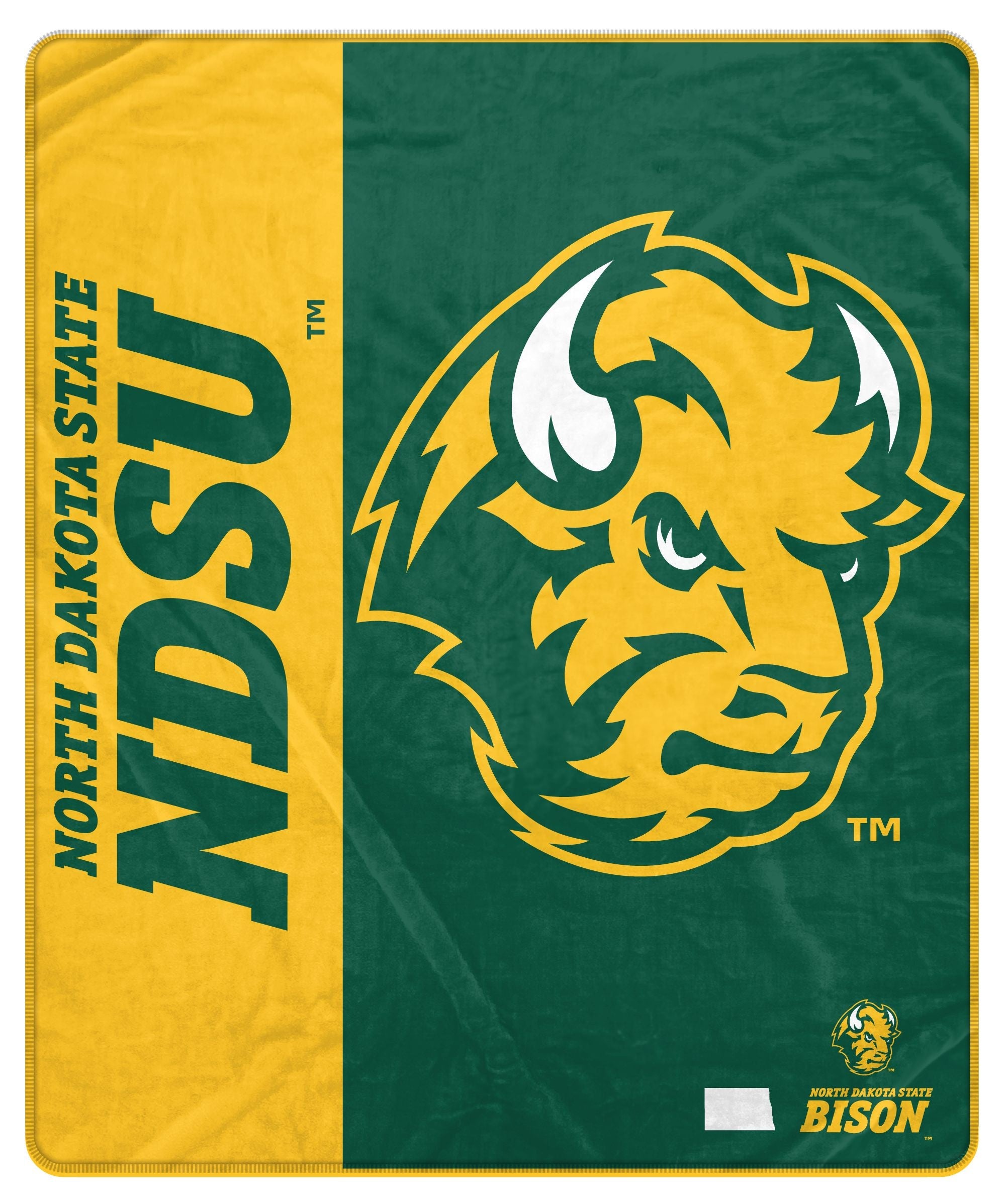 NCAA Side Bar Big Logo Blanket (50 x 60) - Gallery 14