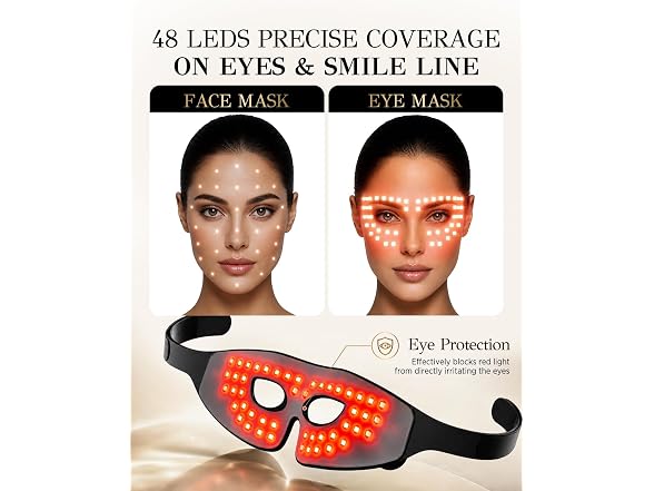 Red Light Therapy Under-Eye Mask