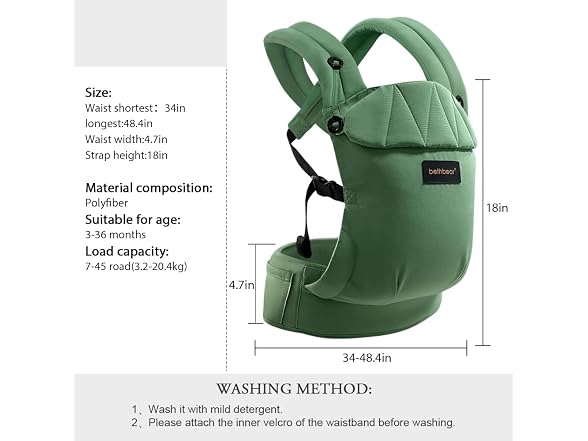 Baby Carrier Newborn to Toddler 7-45