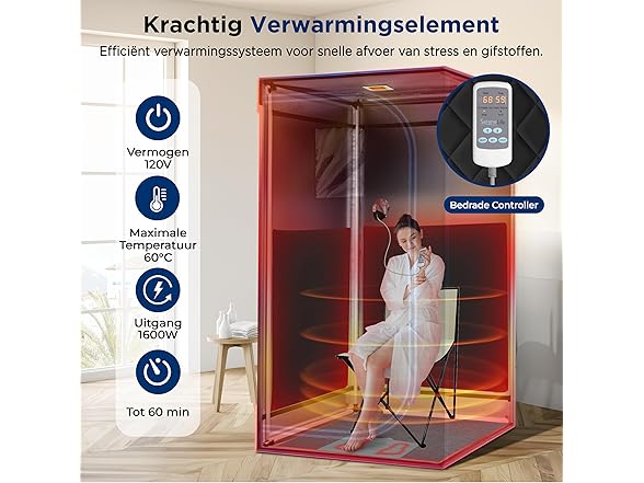 SereneLife Portable Sauna Box for Home