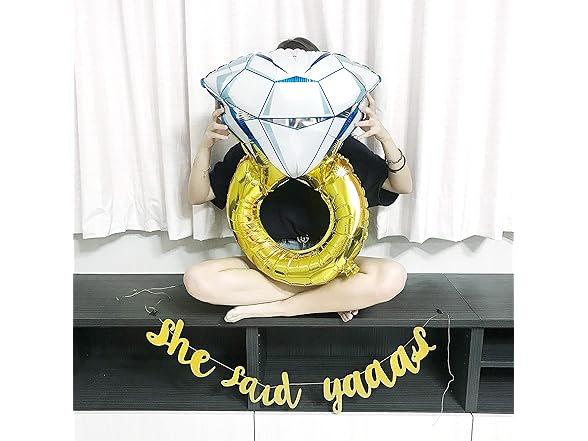 Dadam She Said Yes Banner Diamond Ring