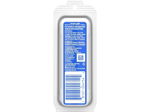 Band Aid Flexible Fabric Bandages 8 Count