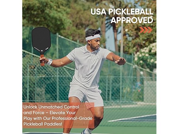 HVQ 3K Raw Carbon Fiber Pickleball Paddle | 16mm