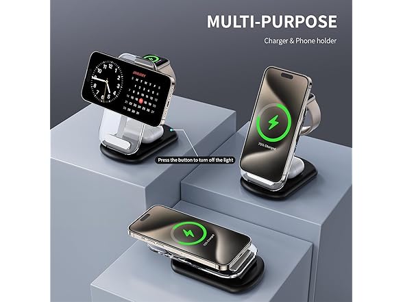 RYND 3 in 1 Magnetic Charger