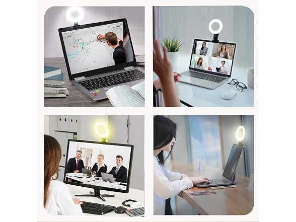 5 Dimmable Ring Light Clip On 2-Pack