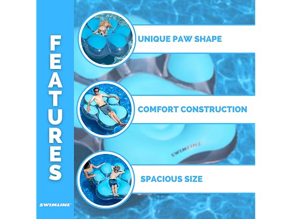 SWIMLINE Pet Pawprint Pool Float