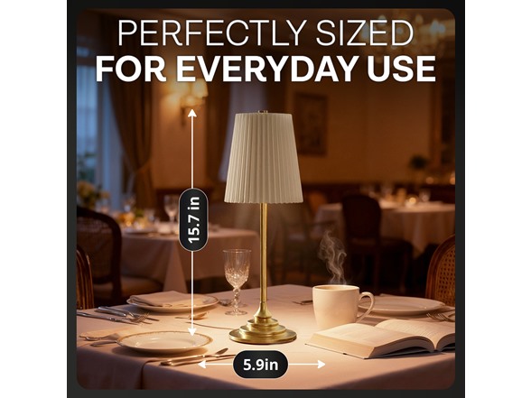 Bell+Howell Pleated Shade Lamp
