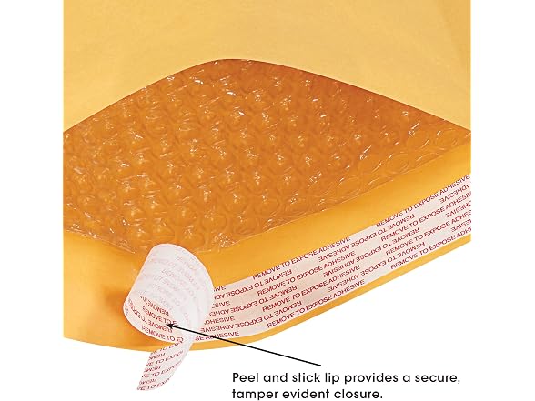 Aviditi Kraft Bubble Mailers #000 4"x8" 25pk