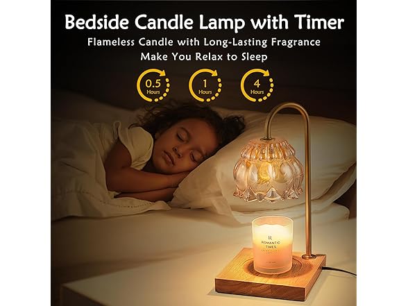 Brightever Candle Lamp Warmer with Timer
