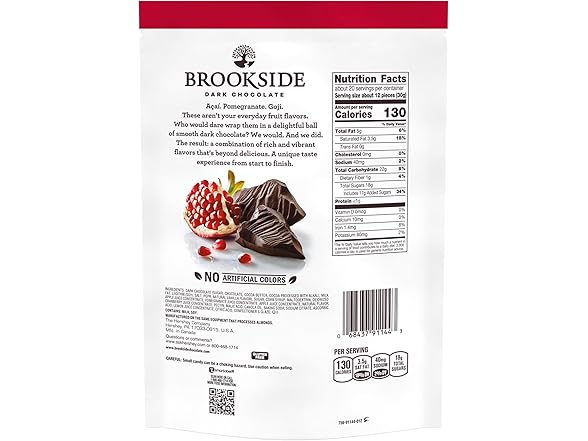 Brookside Dark Choc Pomegranate 21oz