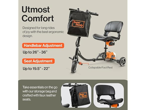 SuperHandy Passport Scooter 3W 6.5mi