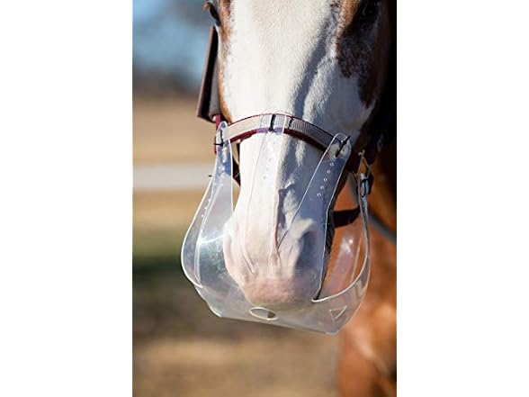 KM Elite THINLINE GRAZING Horse Muzzle