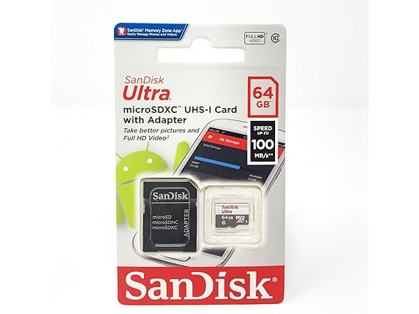 SanDisk Ultra 64GB microSDXC UHS-I Card