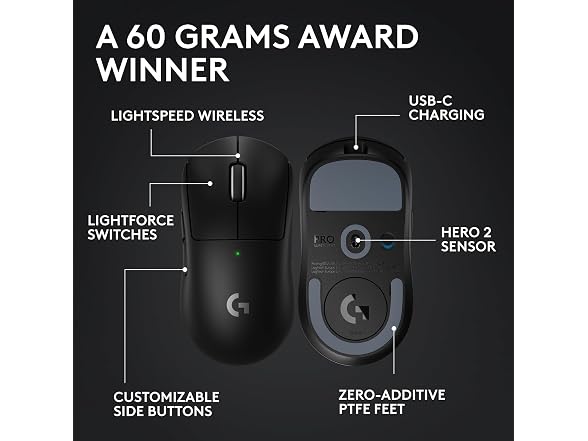 Logitech G PRO X Superlight 2 Wireless Mouse
