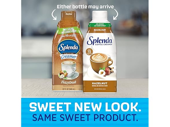 SPLENDA Sugar Free Hazelnut Coffee Creamer