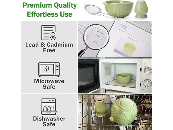 MONOJOY Matcha Whisk Set