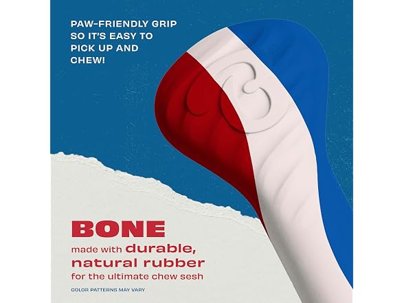 Benebone Natural Rubber Dog Bone Chew Toy