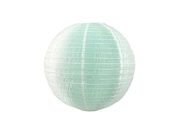 Henjjras White and Blue Cloth Lamp Shade