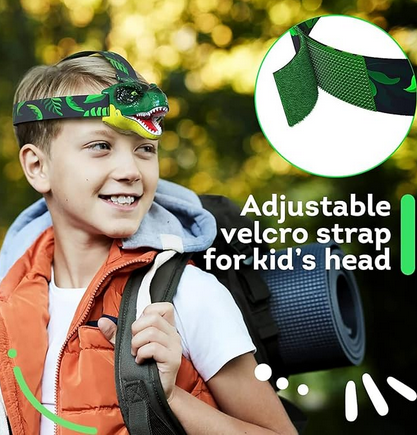 Skywin Dinosaur Headlamp for Kids - Gallery 11
