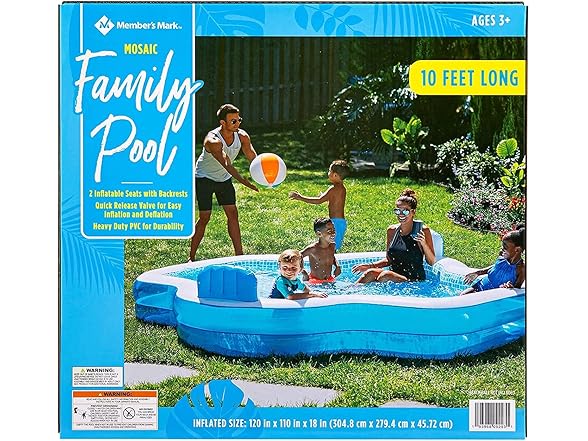 Members Mark Elegant Family Pool 10ft