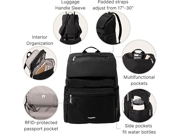 Baggallini Flap Laptop Backpack