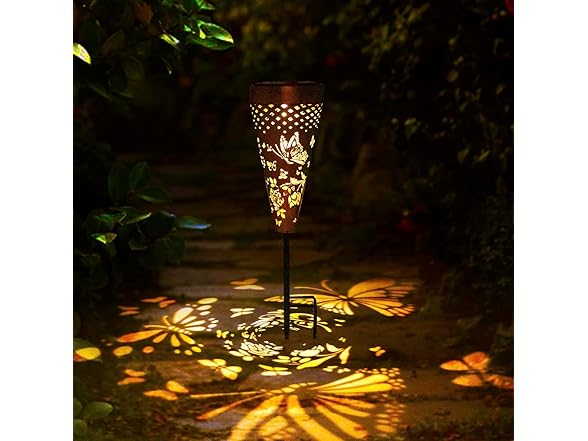 DIBIEECN 6 Pack Butterfly Solar Pathway