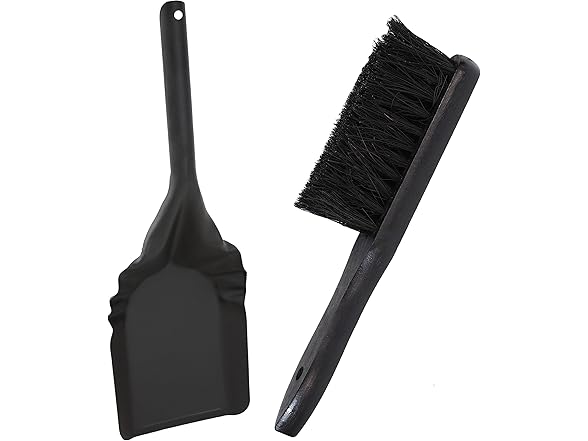 Sunnydaze 5‑Gallon Ash Bucket with Lid, Shovel & Brush