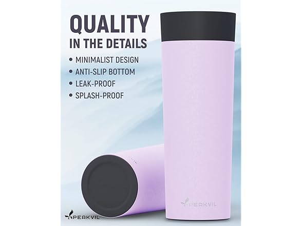 12oz Insulated Push Lid Coffee Mug