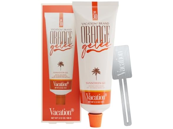 Vacation Orange Gelee SPF 30 Gel and Tube Key