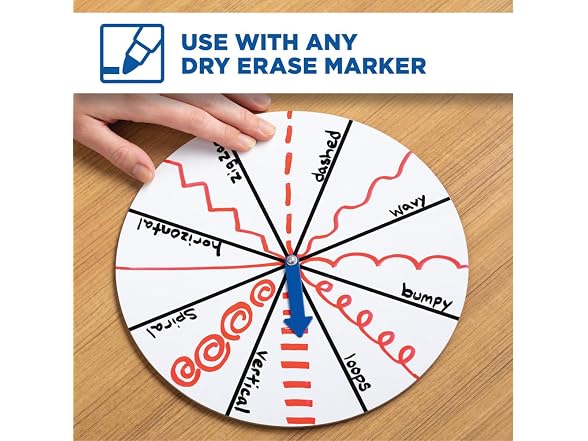 Prang Dry Erase Activity Spinner Board