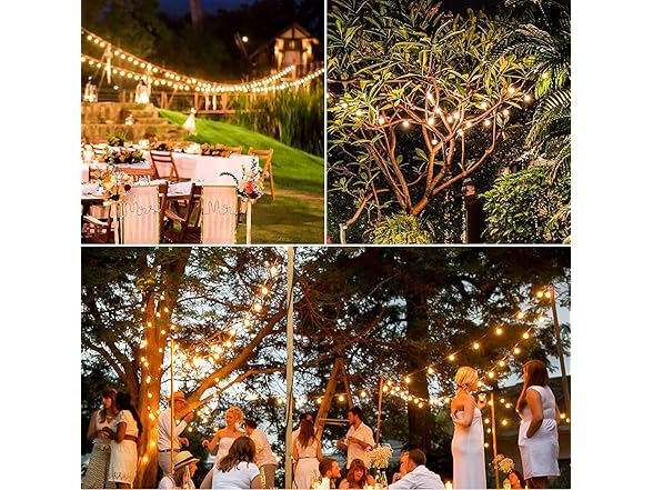 Lakumu 100FT G40 Solar String Lights