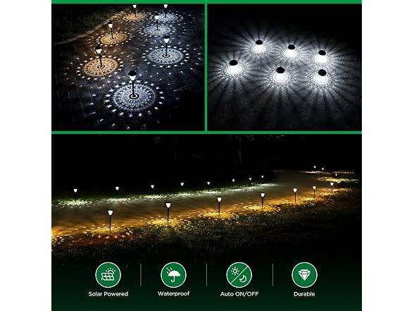 URAGO Super Bright Solar Lights Outdoor