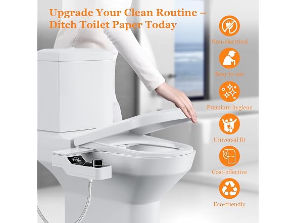 Bidet Attachment for Toilet - A Non-Electric Self 