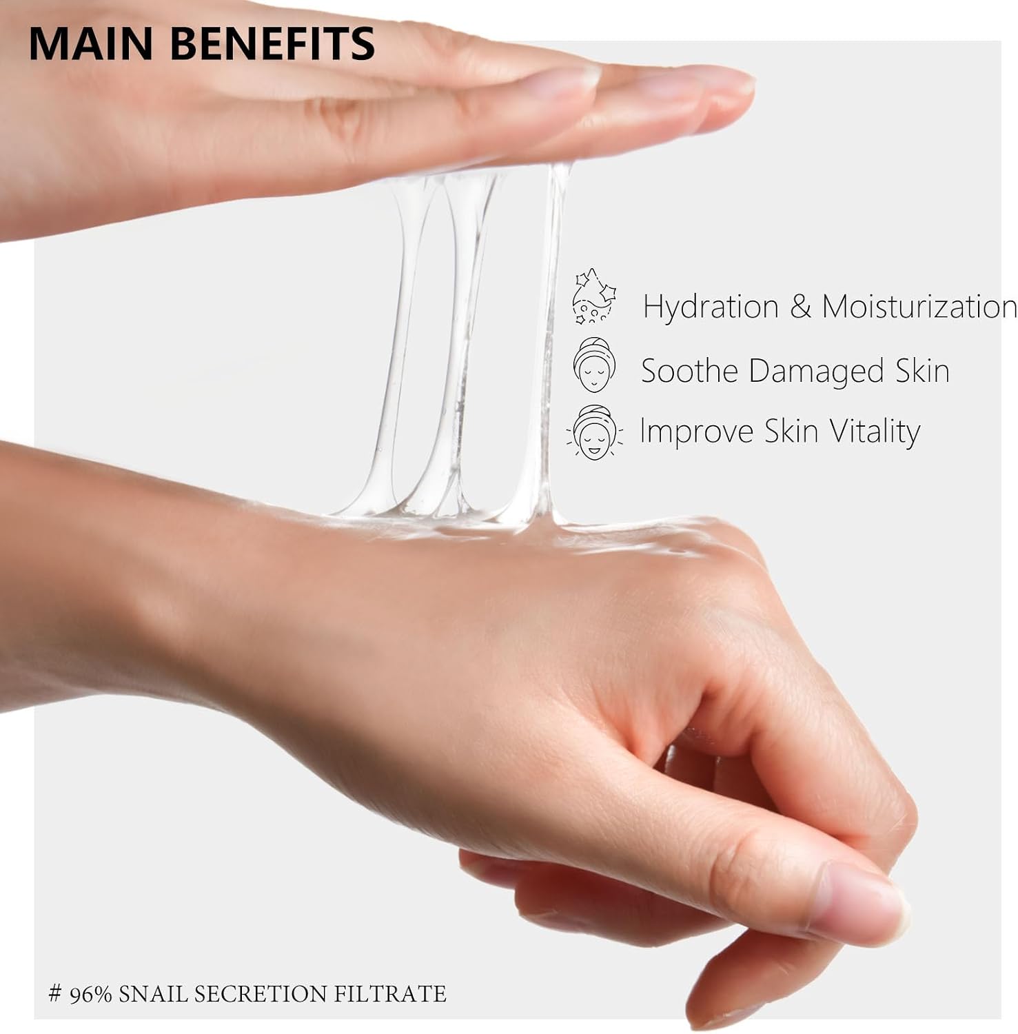 Moonisu Snail Mucin Essence, Repairing Formula - Gallery 6