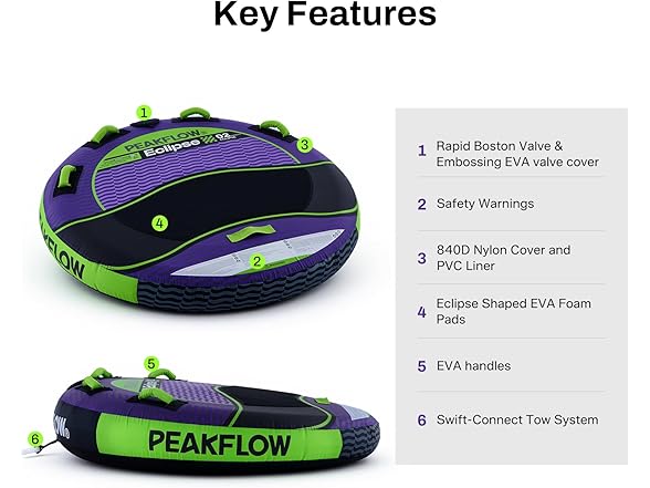 PEAKFLOW Towable Tube