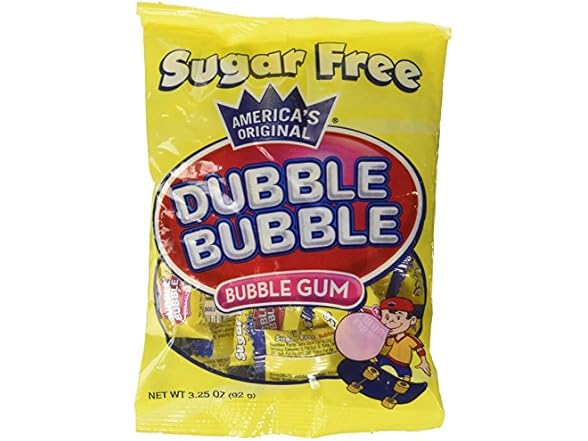 Dubble Bubble Sugar Free Gum - 3.25 oz
