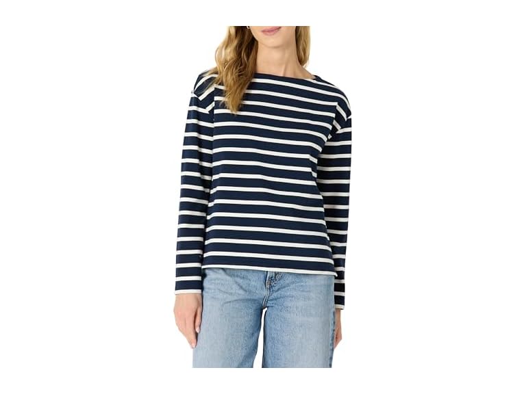 AE Womens RelaxedFit LS Boatneck Top - Gallery 17