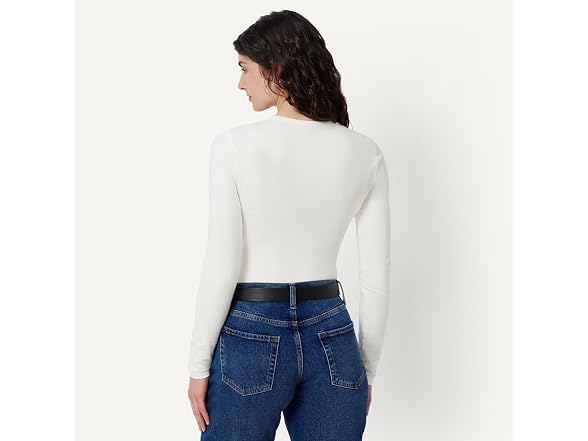 Amazon Essentials Women Slim-fit Crew Bodysuit