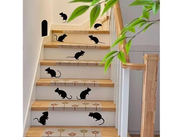 GORNZX Halloween Mouse Wall Decals