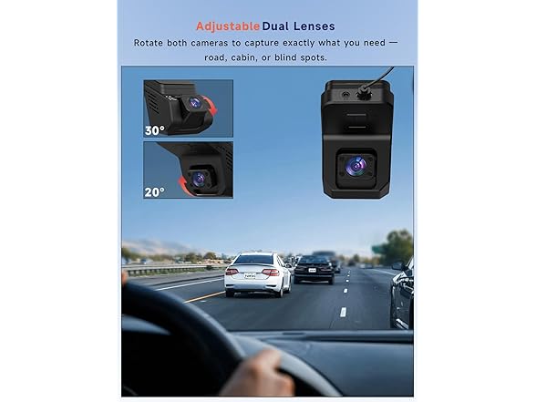 TUIFAC 2.5K+1080P Dual Camera