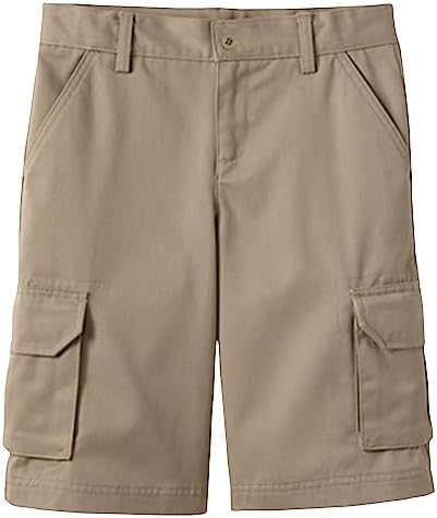 Boys Stretch Cotton Cargo Shorts