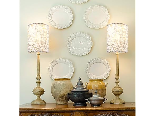 GOSO Set of 2 Small Tall Lampshades