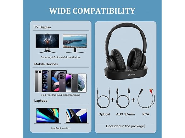 Mutbam Wireless TV Headphone