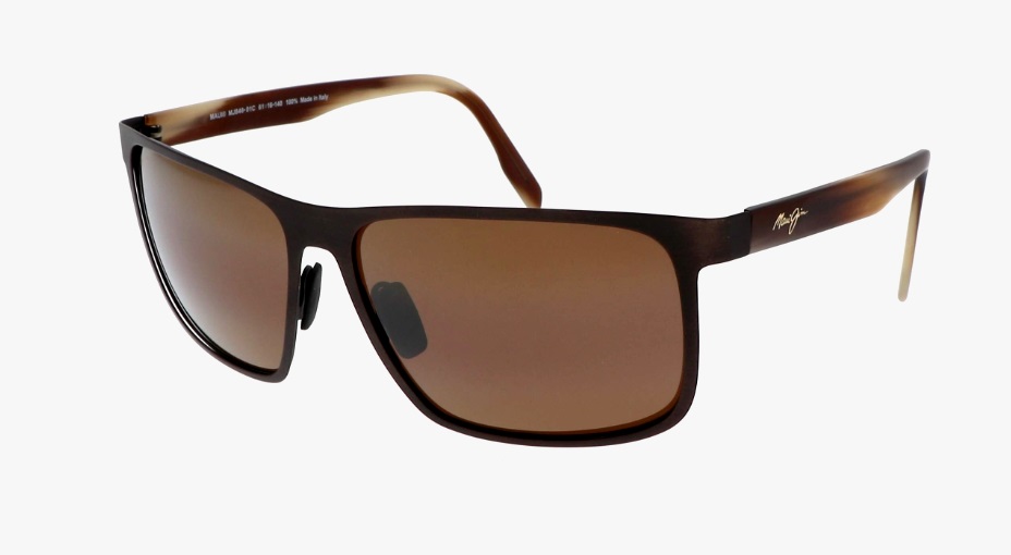 Maui Jim Wana Polarized Rectangular Sunglasses - Gallery 3